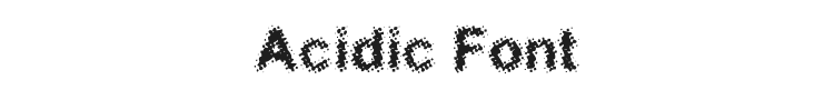 Acidic Font