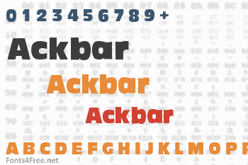 Ackbar Font