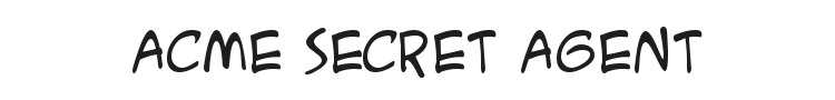 ACME Secret Agent Font