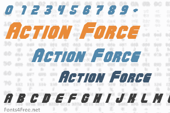 Action Force Font