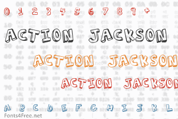 Action Jackson Font