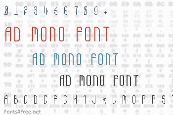 AD Mono Font