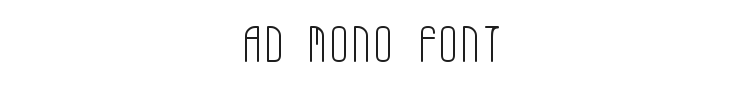 AD Mono Font Preview