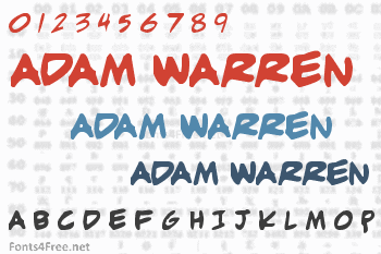 Adam Warren Font