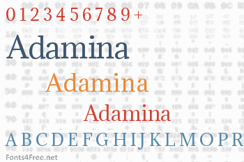 Adamina Font