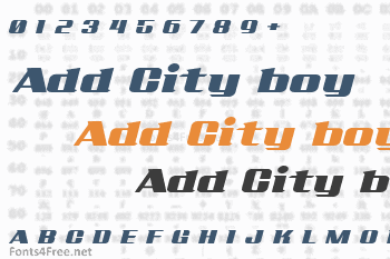 Add City boy Font