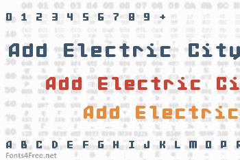 Add Electric City Font