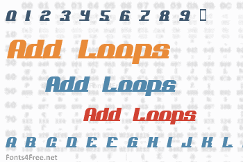 Add Loops Font
