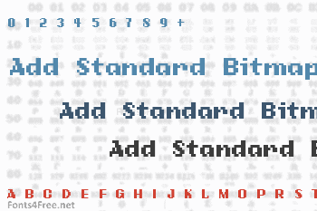 Add Standard Bitmap Font