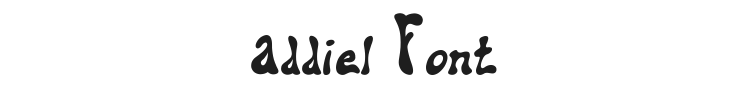 Addiel Font Preview