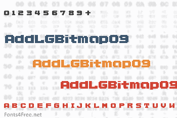 AddLGBitmap09 Font