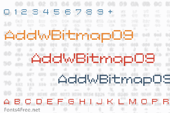 AddWBitmap09 Font