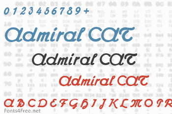 Admiral CAT Font