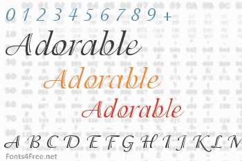 Adorable Font