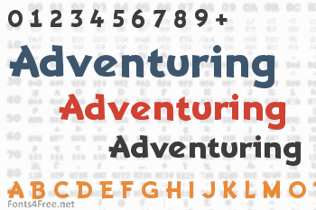 Adventuring Font