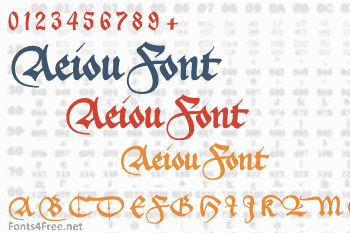 Aeiou Font