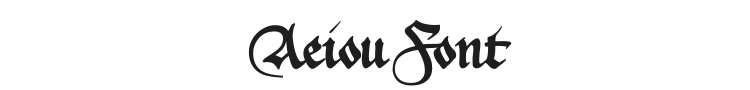 Aeiou Font