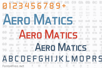 Aero Matics Font