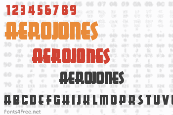 Aerojones Font