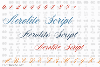 Aerolite Script Font