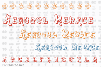 Aerosol Menace Font