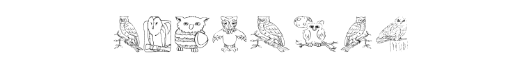 AEZ Owls for Traci Font Preview