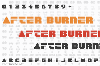 After Burner Font