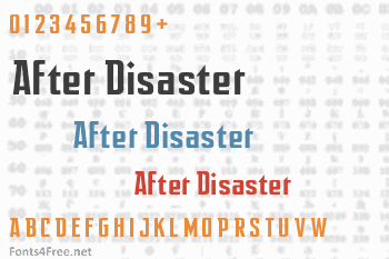After Disaster Font