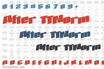 After TTNorm Font