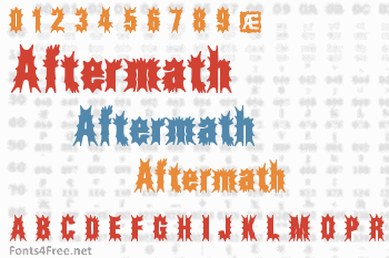 Aftermath BRK Font