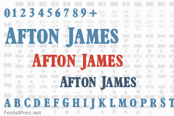 Afton James Font