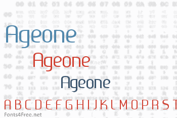 Ageone Font