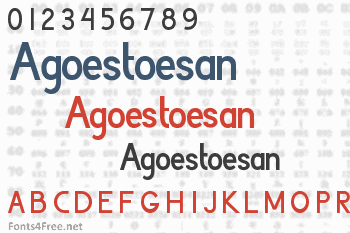 Agoestoesan Font