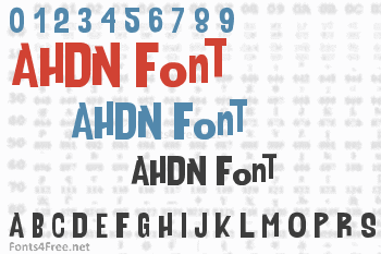 AHDN Font