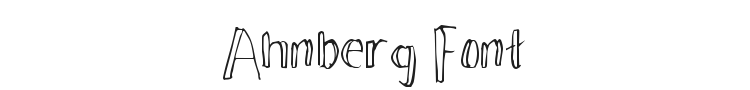 Ahnberg Font