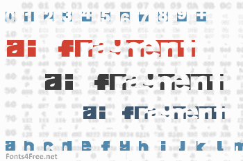 AI Fragment Font