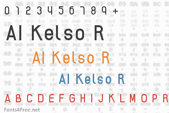 AI Kelso R Font