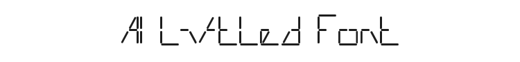 AI Liftled Font