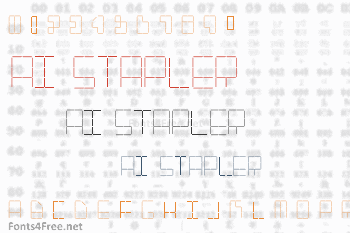 AI Stapler Font