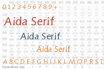 Aida Serif Font