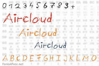 Aircloud Font