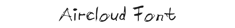 Aircloud Font