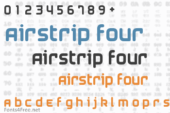 Airstrip Four Font