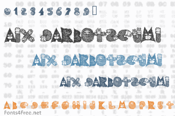 AIx Darbotzcumi Font