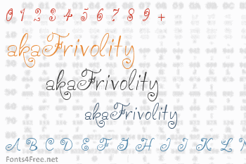 akaFrivolity Font