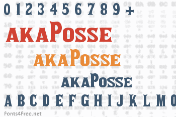 akaPosse Font