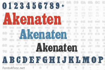 Akenaten Font