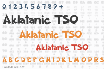 Aklatanic TSO Font