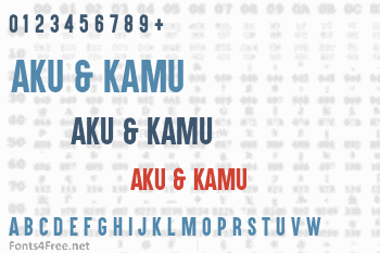 Aku & Kamu Font