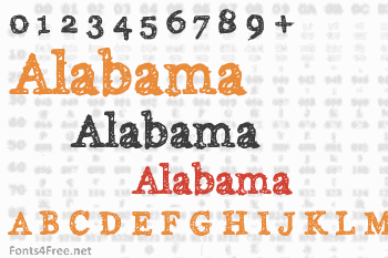 Alabama Font